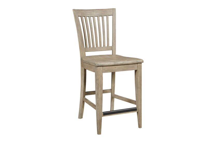 COUNTER HEIGHT SLAT BACK CHAIR 5