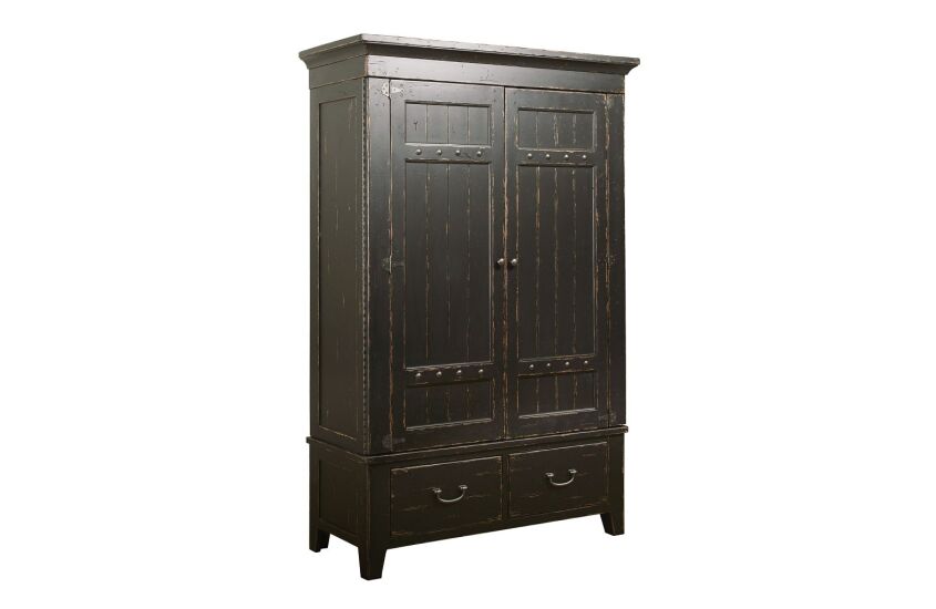 SIMMONS ARMOIRE - COMPLETE - ANVIL FINISH 424