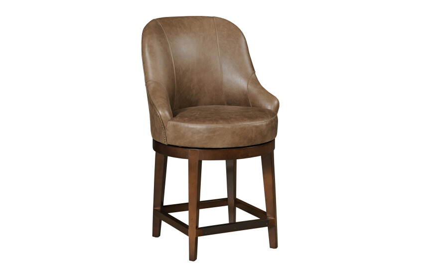 TINSLEY COUNTER HEIGHT STOOL LEATHER 239