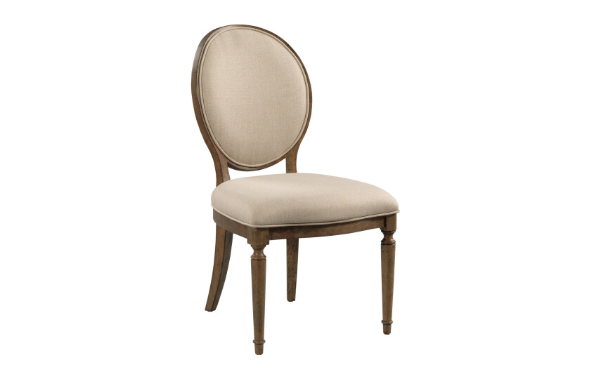 CECIL OVAL BACK UPH SIDE CHAIR 794