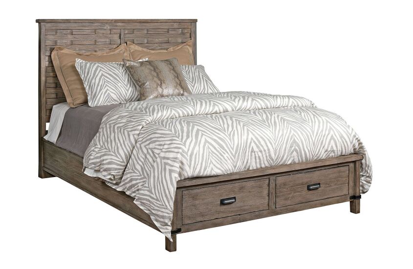 PANEL KING BED - COMPLETE W/ STORAGE FOOTBOARD Primary