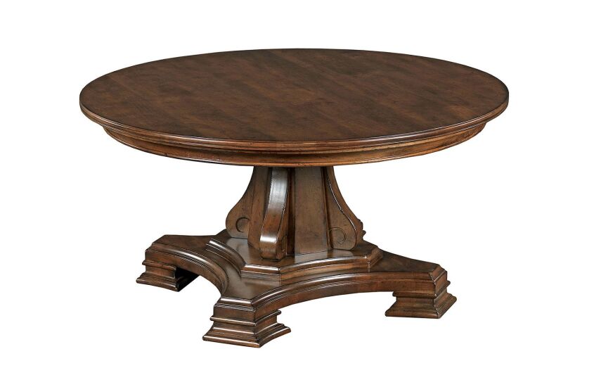 PORTOLONE ROUND PEDESTAL COCKTAIL TABLE COMPLETE Primary Select
