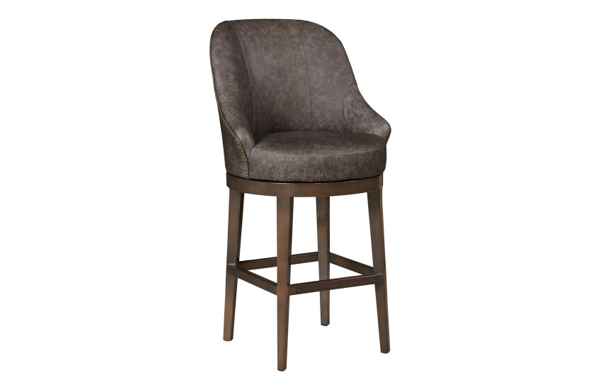 TINSLEY BAR HEIGHT STOOL LEATHER Primary