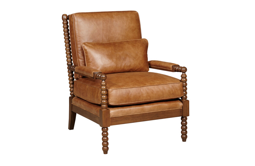 JENNY SPOOL CHAIR - LEATHER 757