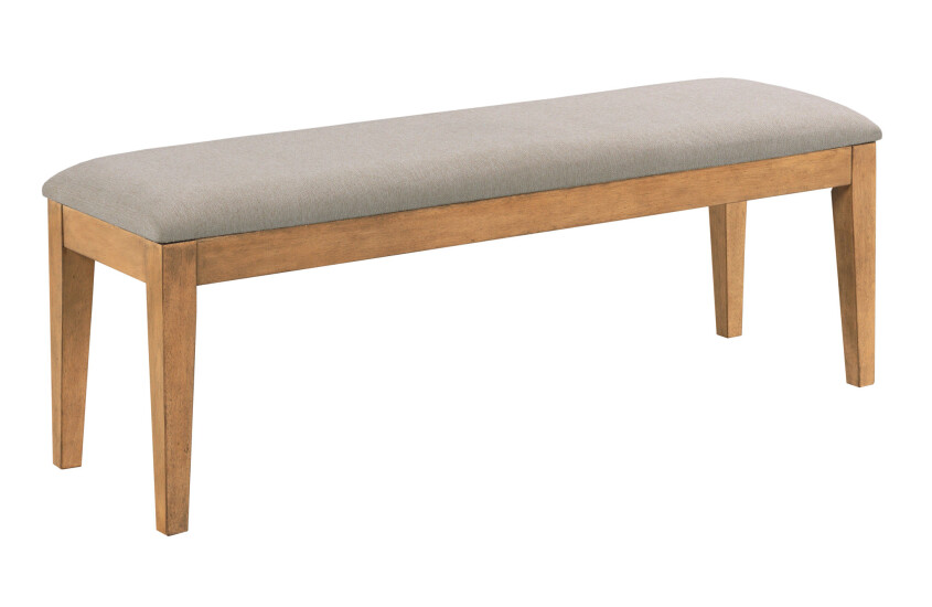 UPHOLSTERED DINING BENCH, CAPPUCCINO 436