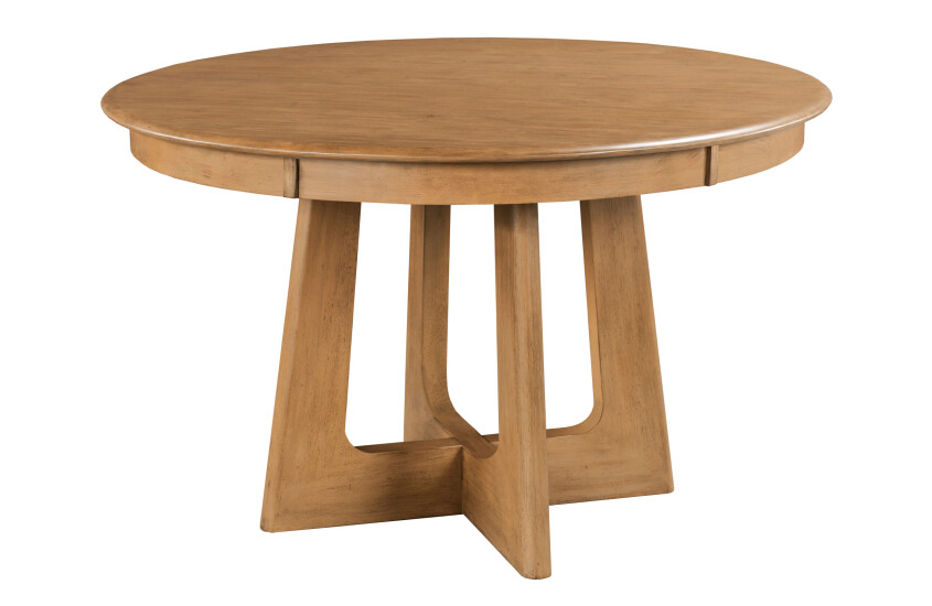 54 ROUND PEDESTAL TABLE, CAPPUCCINO 106