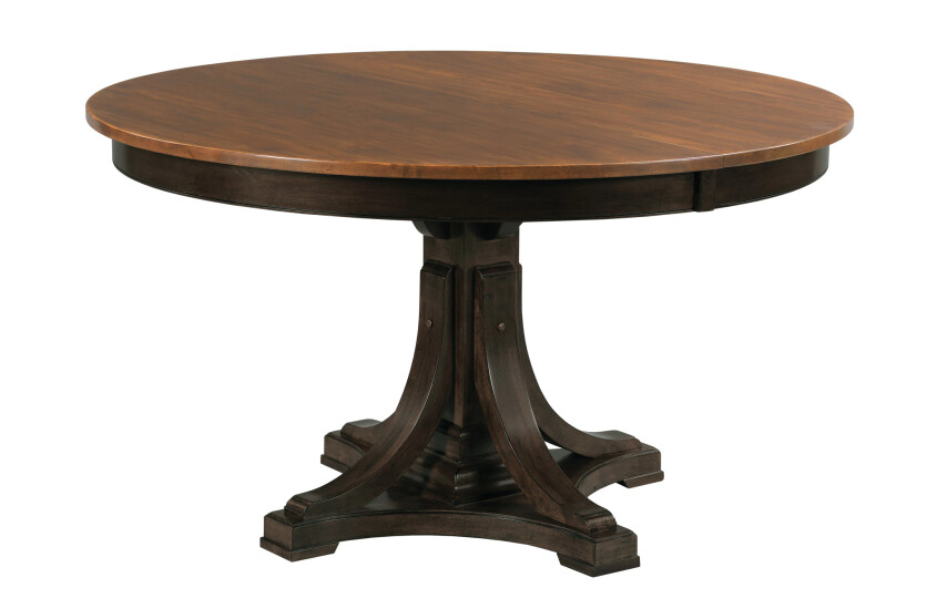 BROMEFIELD ROUND DINING TABLE - BLACK - COMPLETE 285