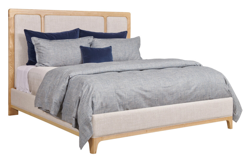 KING KENDALL UPHOLSTERED BED - COMPLETE 53