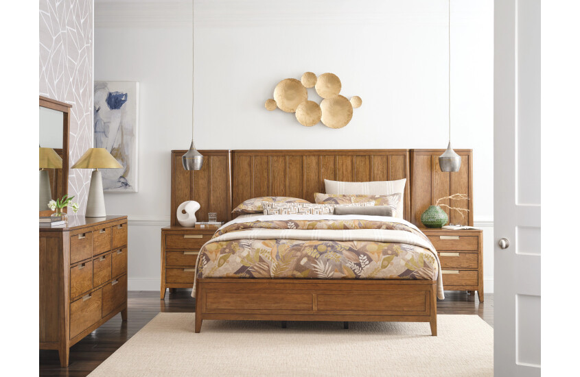 LINEAGE CAL-KING PANEL BED - COMPLETE Room 2