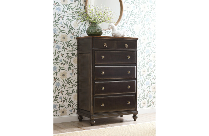 HARRISON DRAWER CHEST - BLACK Room
