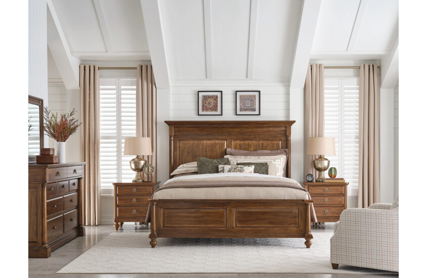 KING KENSINGTON PANEL BED - COMPLETE Room 2