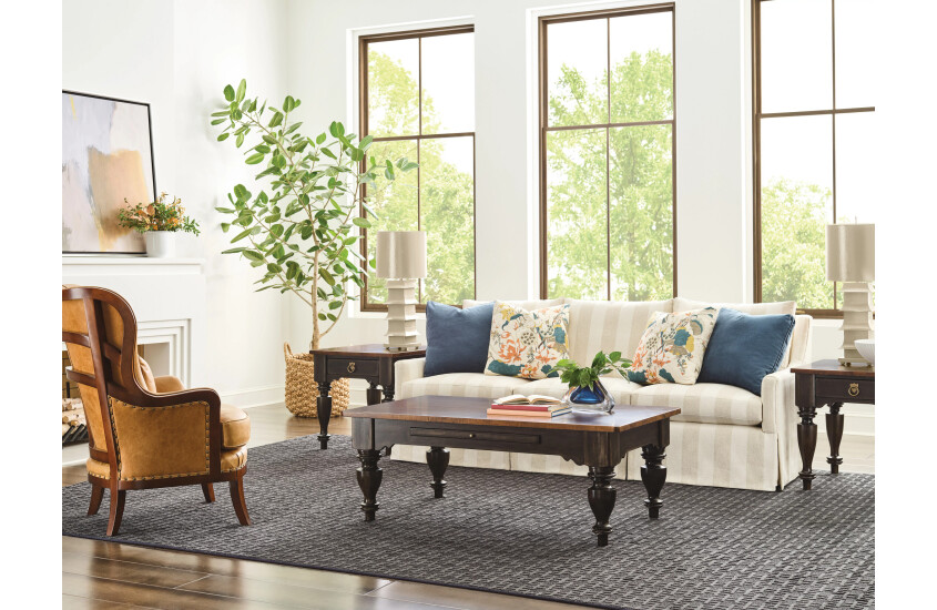 KITRIDGE RECTANGULAR COFFEE TABLE - BLACK Room
