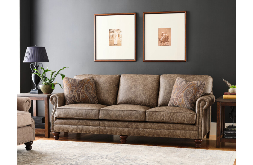 BAYHILL LARGE SOFA - LEATHER Room